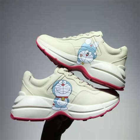 gucci doraemon sneaker|gucci doraemon rhyton shoes.